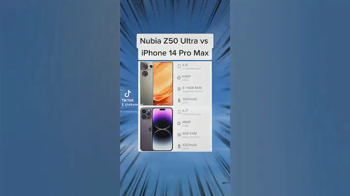 ZTE Nubia Z50 Ultra vs iPhone 14 Pro Max