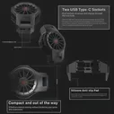 🛍 100% Оригинальный кулер для игрового телефона Nubia REDMAGIC, охлаждающий вентилятор для док-станции Red Magic ICE