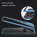 🛍 360 полностью Магнитный чехол для ZTE Nubia Z40 Pro, металлический защитный чехол для камеры, стеклянный чехол, алюминиевый бампер для Nubia Z40 Pro Чехол для телефона, чехол