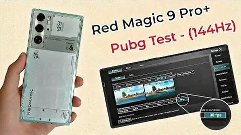 Redmagic 9pro+pubg test 120fps how to get 120fps in any device