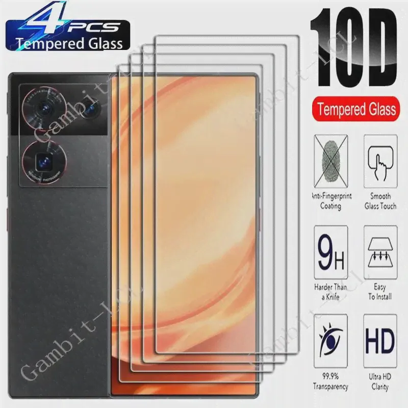 4ШТ Для ZTE Nubia Z50 Ultra 6,8"Защитное Закаленное Стекло Экрана На Защитной Пленке NubiaZ50Ultra Z50Ultra NX712J