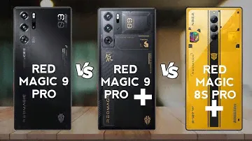 Red Magic 9 Pro vs Red Magic 9 Pro Plus vs red magic 8s Pro Bumblebee Edition