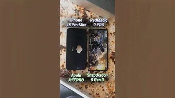 nubia red magic 9 pro vs iphone 15 pro max pubg test #redmagic9pro #techreview