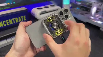 Nubia RedMagic  Phone Cooler 5 Pro, Radiator Fan for Phone with RGB LED #unboxing #new