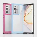 для ZTE nubia Z40S Z40 Pro Gravity Edition Чехол Прозрачная Акриловая Задняя Крышка Мягкий Бампер Гибкие Кнопки С Покрытием Чехол для телефона В виде Ракушки