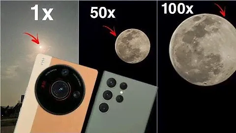 ZTE Nubia Z50S Pro Vs Samsung Galaxy S23 Ultra Live Hands On 100X Zoom Test