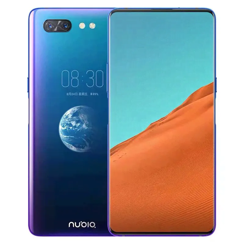 Nobby Смартфон Nubia X Глобальная версия. Поддержка Google, русский язык CN 8/128 ГБ, синий