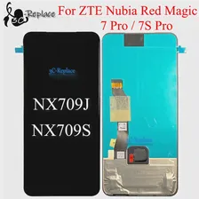Оригинальный AMOLED 6,8 "для ZTE NUBIA RED MAGIC 7 PRO NX709J 7S PRO NX709S ЖК -дисплей Экран Экран.