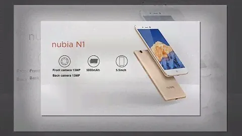 ZTE Nubia N1 3GB RAM 64GB ROM 5000mAh 13.0MP ( 2017 )
