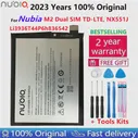 Оригинальный LI3936T44P6H836542 3630MAH Аккумулятор для ZTE/NUBIA NUBIA M2, NUBIA M2 Dual SIM, Nubia M2 Dual Sim TD-LTE, батарея NX551J