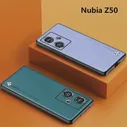 Для Nubia Z50 Case Роскошный Кожаный Чехол Для ZTE Nubia Z50 Case Чехол Для Защиты Камеры Стильный Мягкий Силиконовый Противоударный Бампер