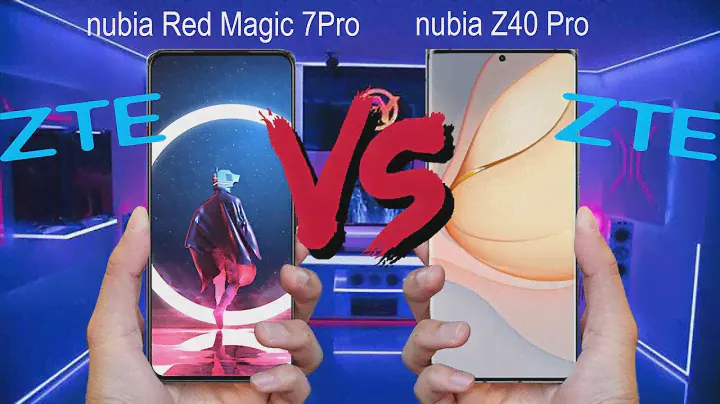 ZTE nubia Red Magic 7 Pro vs ZTE nubia Z40 Pro  || Battle of Flagship 2022 ||